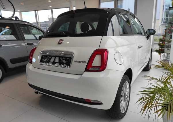 Fiat 500 cena 61900 przebieg: 544, rok produkcji 2023 z Bytom małe 67